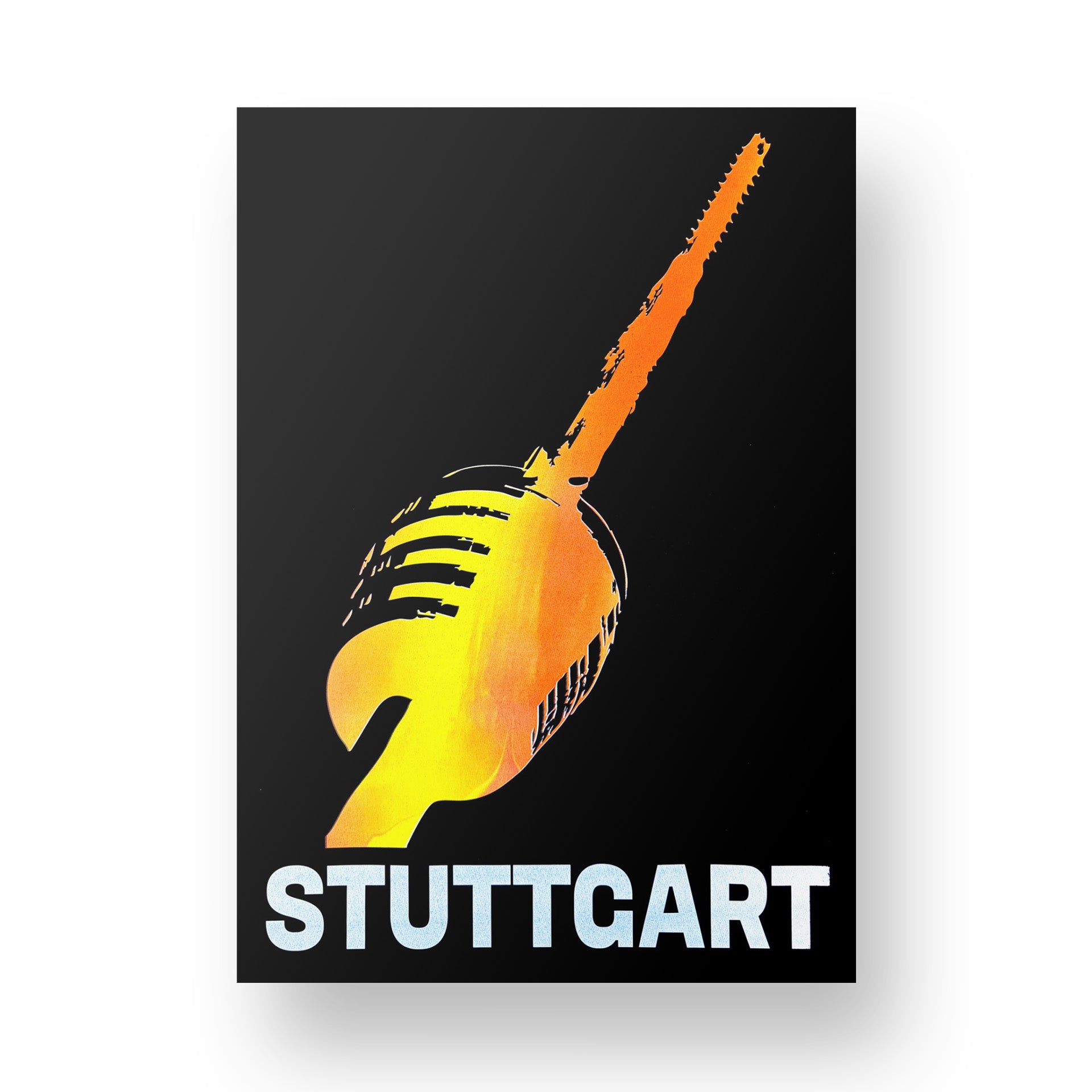 Print Stuttgart Fernsehturm DAY EDITION Neon Limited