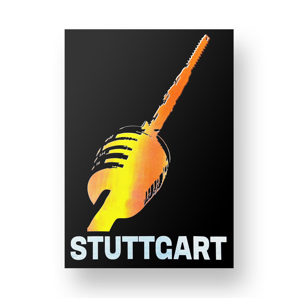 Print Stuttgart Fernsehturm DAY EDITION Neon Limited