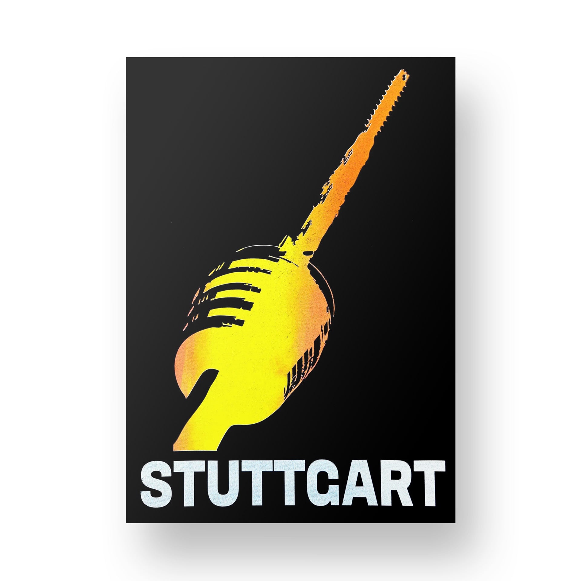 Print Stuttgart Fernsehturm DAY EDITION Neon Limited