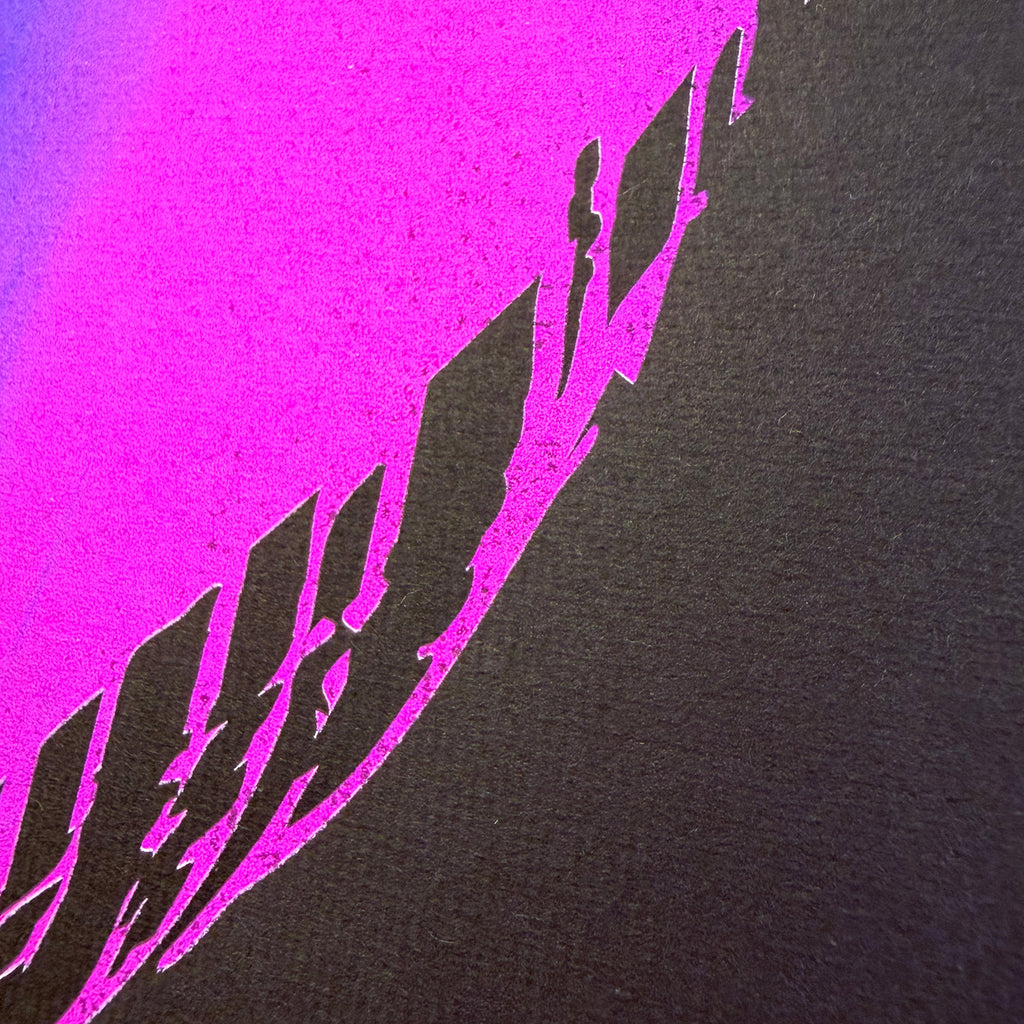 Print Stuttgart Fernsehturm NIGHT EDITION neon Limited Detail