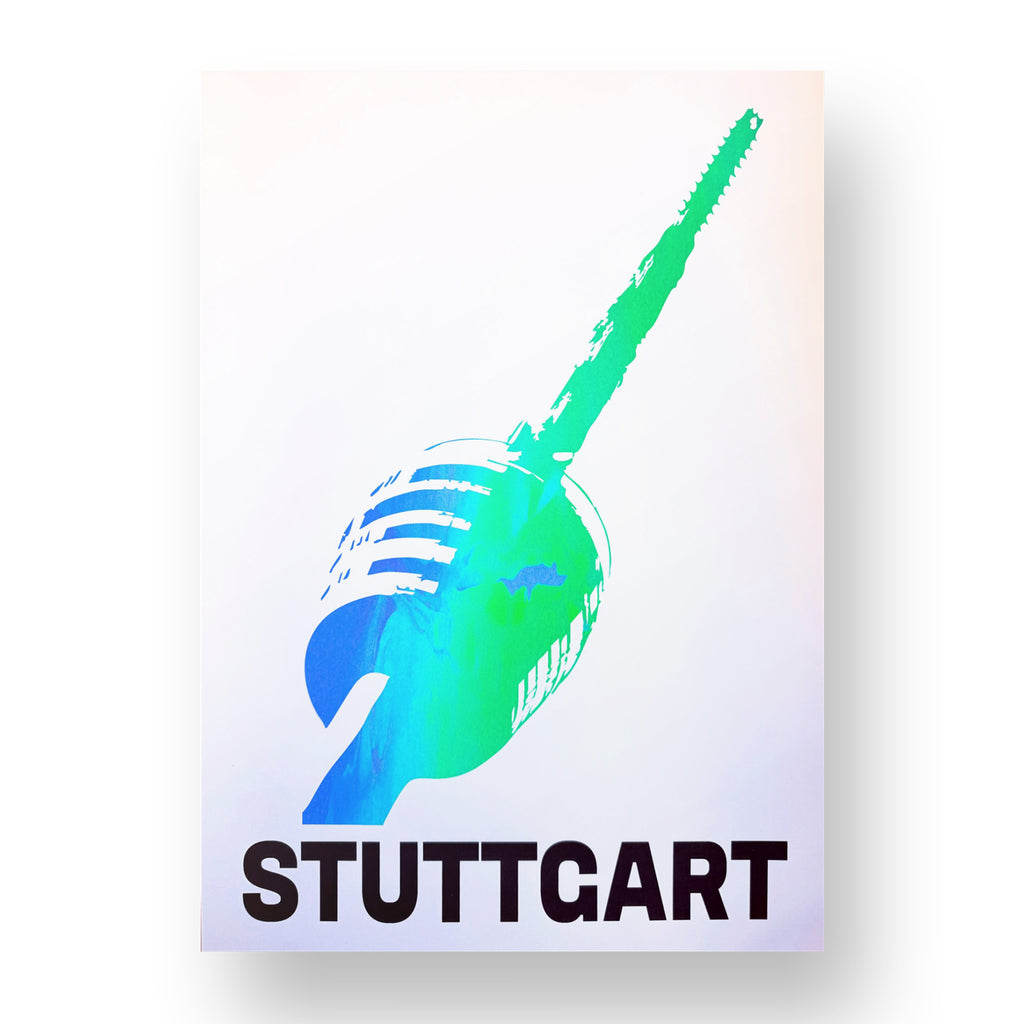 Stuttgart Fernsehturm Limited Print Neon