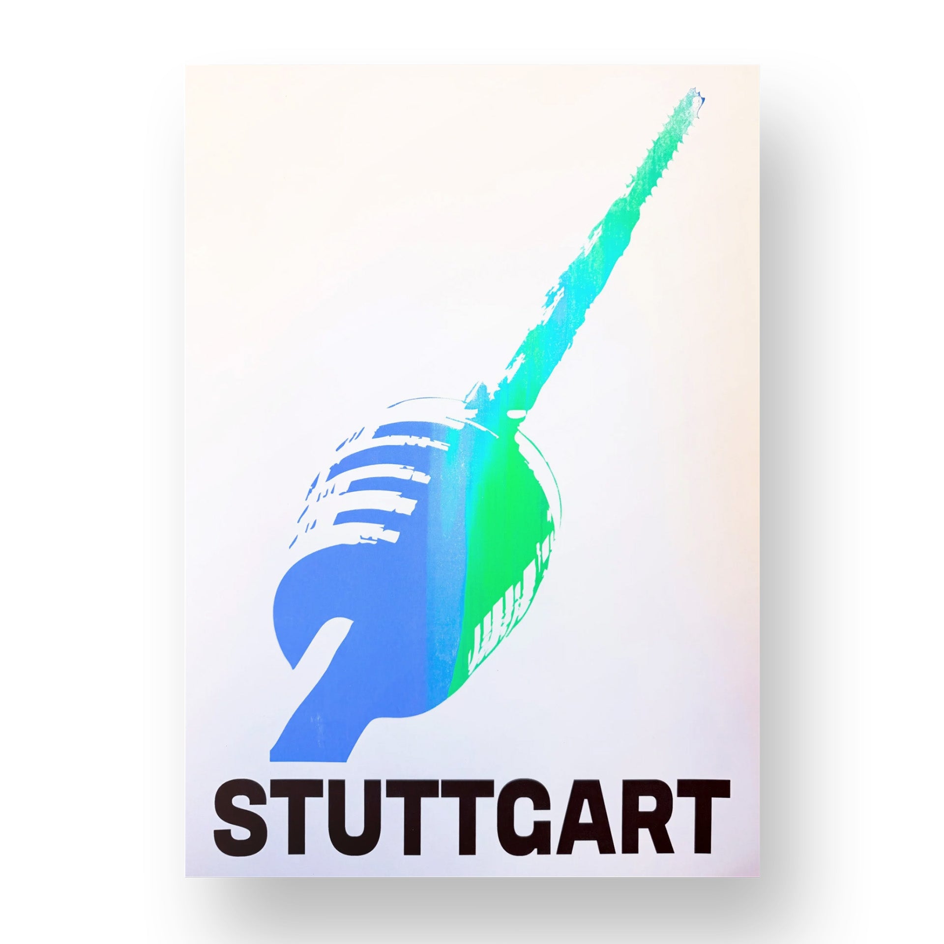 Stuttgart Fernsehturm Limited Print Neon