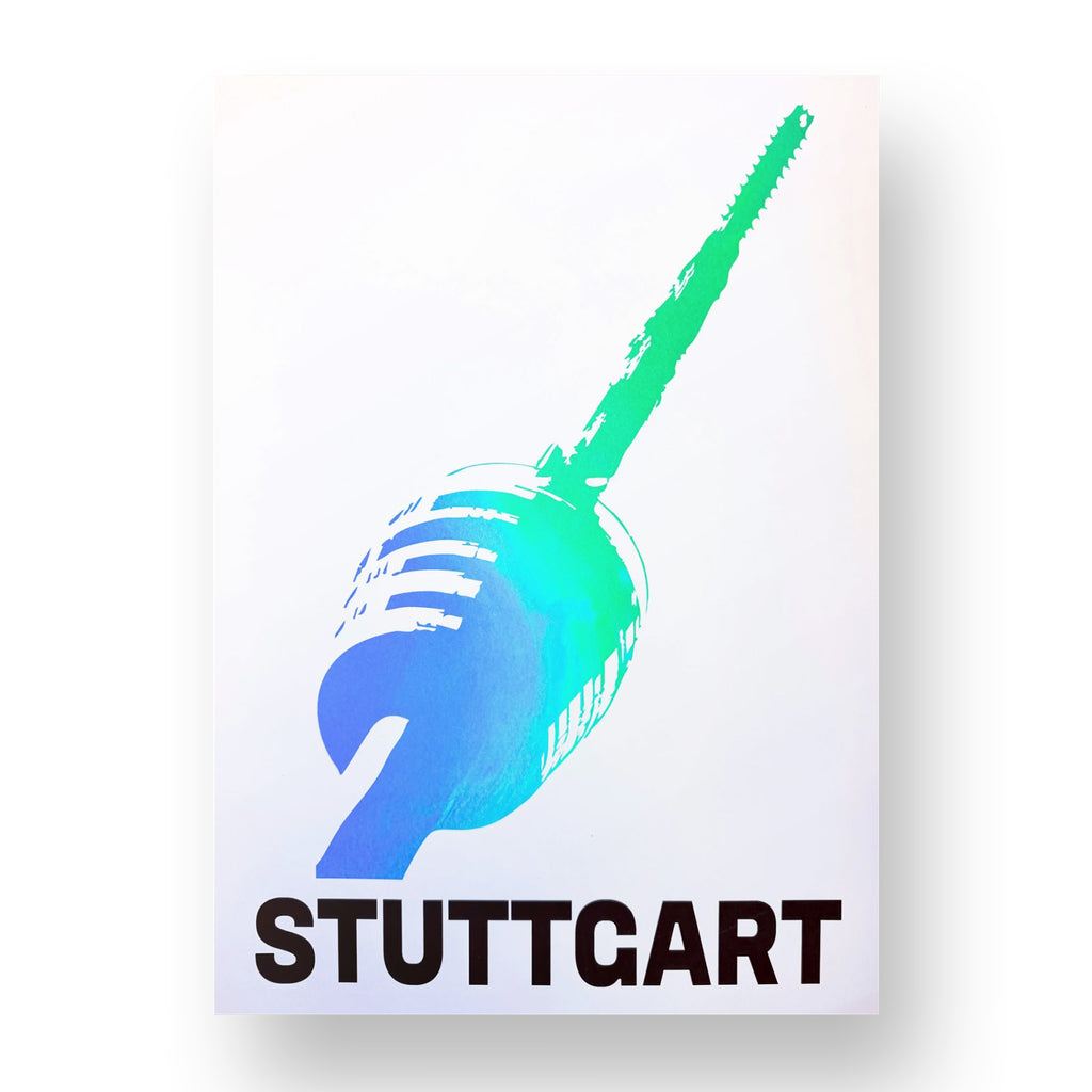 Stuttgart Fernsehturm Limited Print Neon