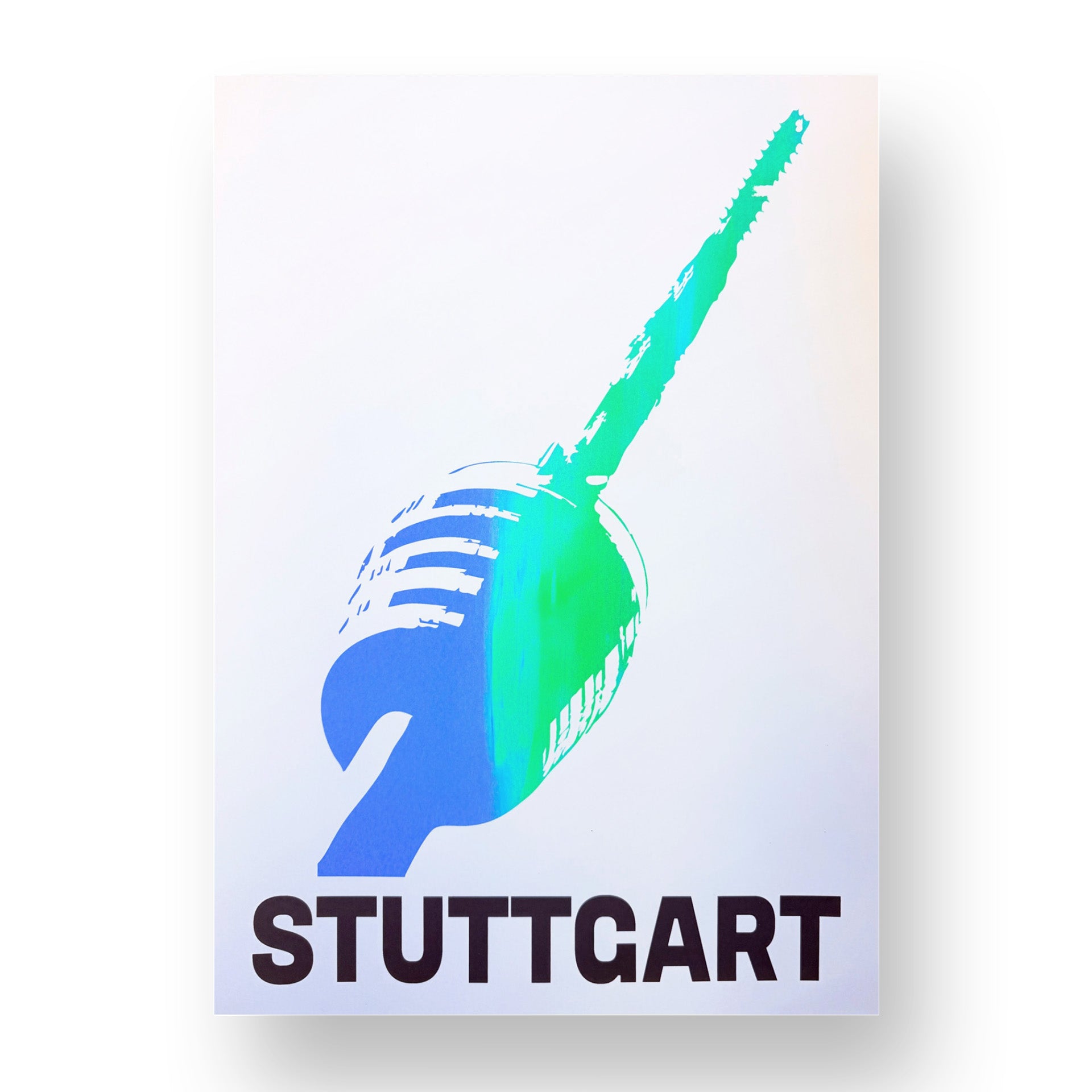 Stuttgart Fernsehturm Limited Print Neon