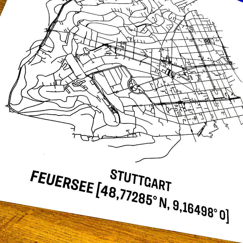 WEST LIEBE Print DIN A3 Feuersee Detail