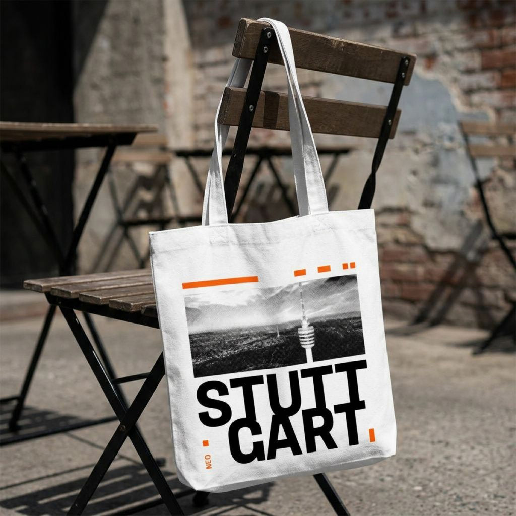 Stuttgart Tote Bag Neon Orange