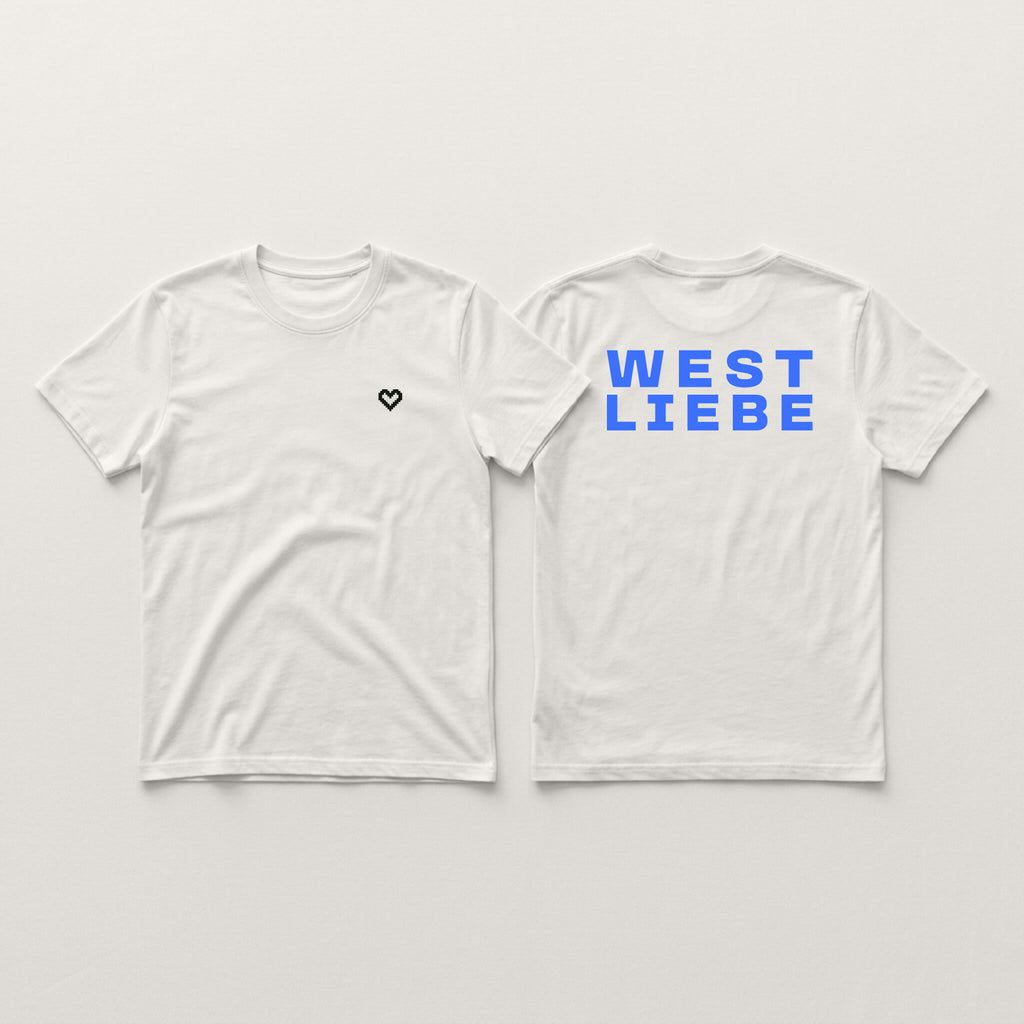 T-Shirt WEST LIEBE Neon Blau