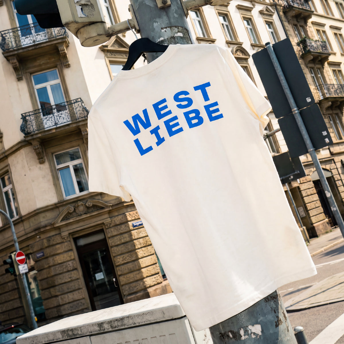 T-Shirt WEST LIEBE Neon Blau