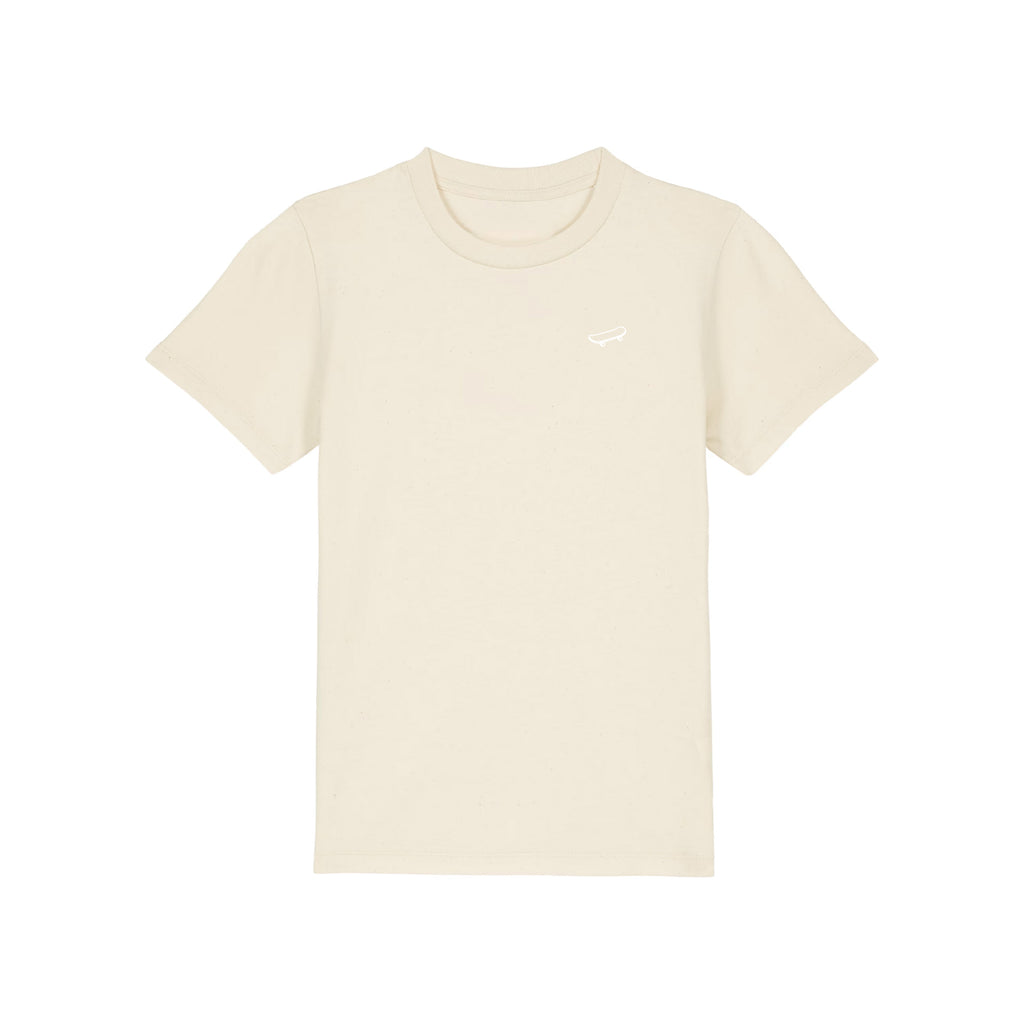 Kids T-Shirt COOL KIDS SKATE Neon Orange Vorne