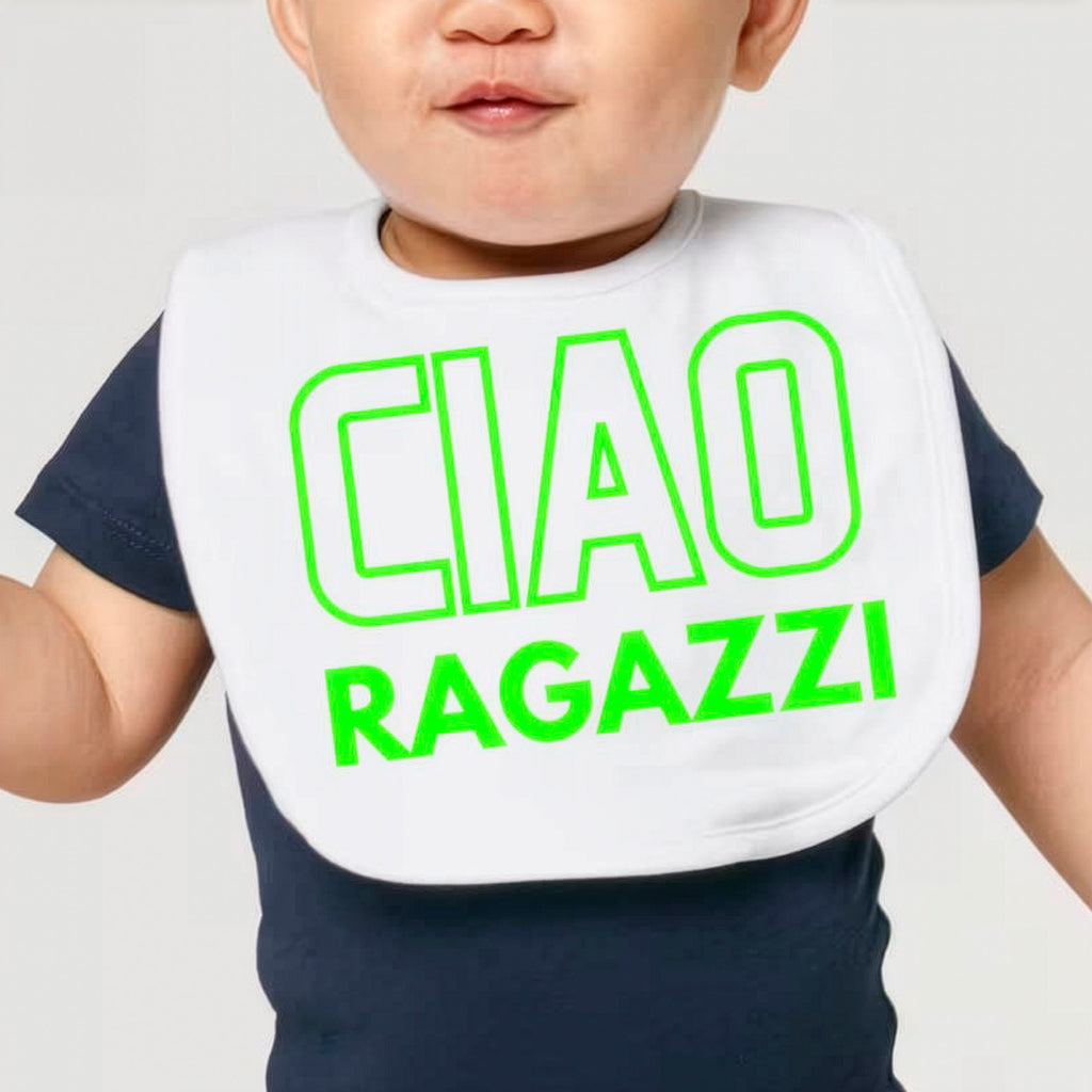 Baby Lätzchen CIAO RAGAZZI neon grün