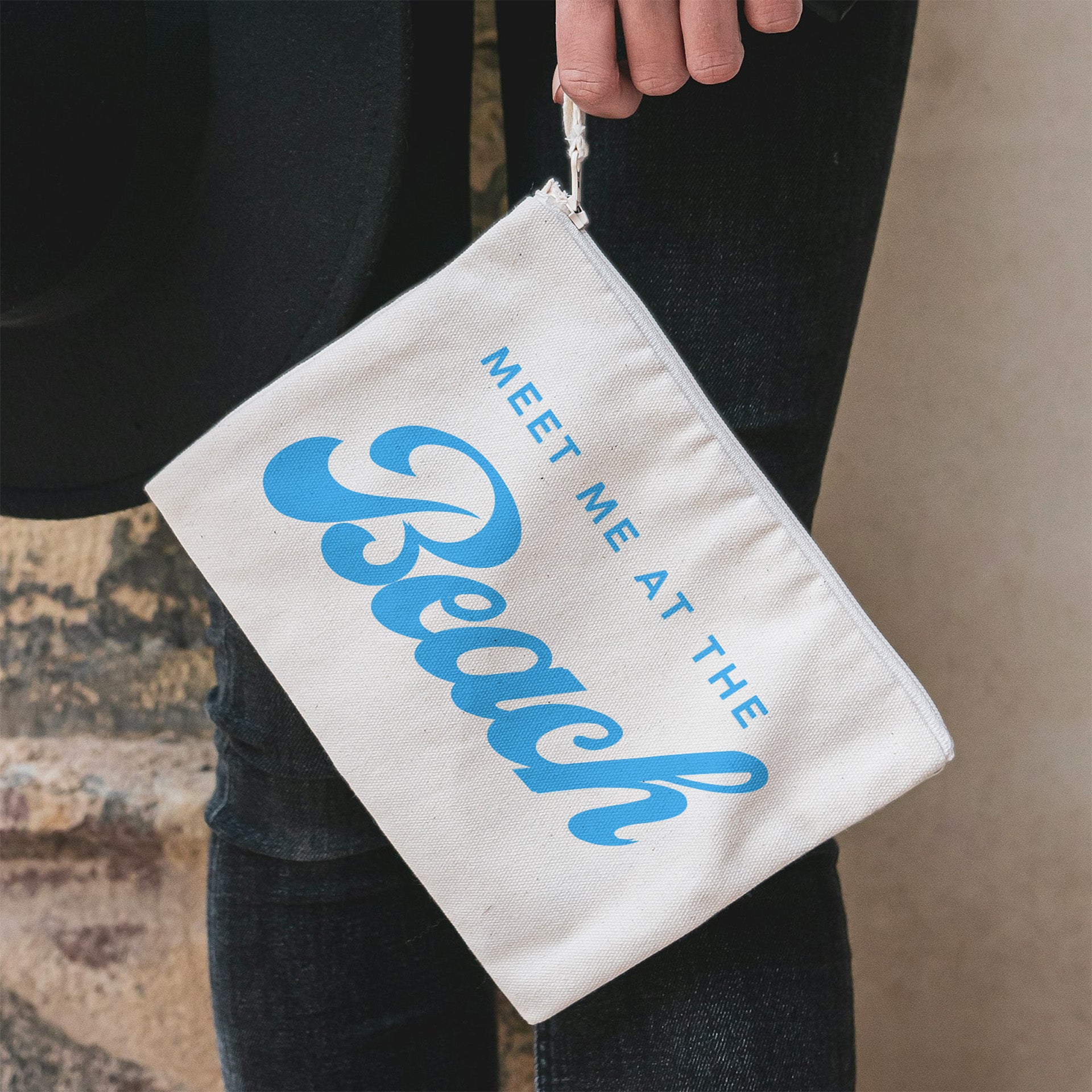 Canvas Täschchen Beach