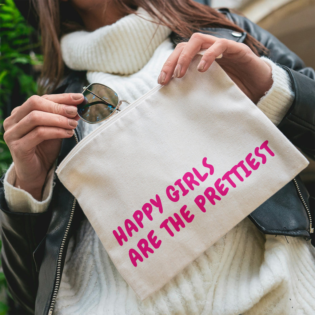 Canvas Täschchen Happy Girls