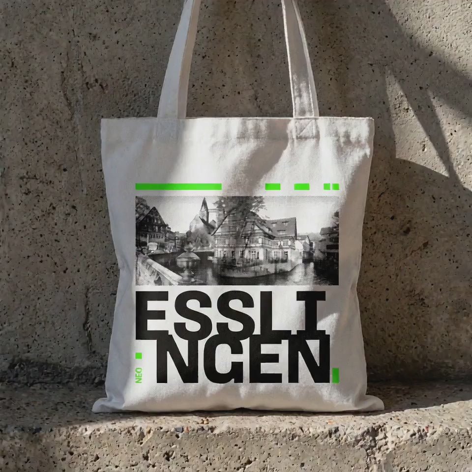 Essingen Tote Bag Neon Grün